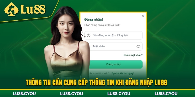 Hướng dẫn thao tác đăng nhập Lu88
